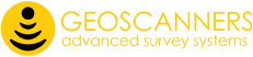 Geoscanners logo above the footer